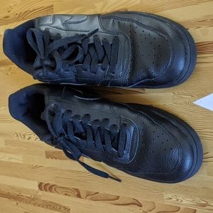 nike black air force 1 size 9